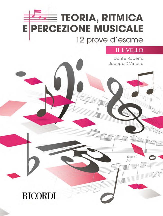 Teoria, ritmica e percezione musicale - II livello - 12 prove d‘esame